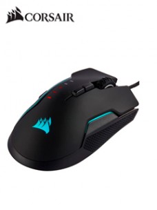 MOUSE GAMER CORSAIR GLAIVE RGB PRO, ALUMÃ­NIO.EL MOUSE GAMER CORSAIR GLAIVE RGB P