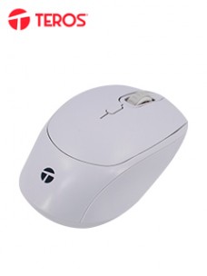 MOUSE Ã³PTICO TEROS TE-1225S, 800-1200-1600 DPI, USB, 4 BOTONES, COLOR BLANCODESC