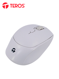 MOUSE Ã³PTICO TEROS TE-1225S, 800-1200-1600 DPI, USB, 4 BOTONES, COLOR BLANCODESC