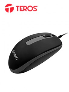 MOUSE Ã³PTICO TEROS TE-1220S, 1000 DPI, USB, 3 BOTONESDESCUBRE PRECISIÃ³N Y COMODI