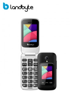 TELÃ©FONO CELULAR FLIP 4G LANDBYTE LT1448, 1.77, DUAL SIM, RADIO FM, DESBLOQUEADO.
