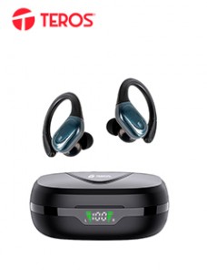 AUDÃ­FONOS TEROS TE-80710N, BLUETOOTH, TWS, NEGROLOS AUDÃ­FONOS BLUETOOTH TWS (TRU