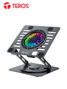 COOLER TEROS TE-7132N, COMPATIBLE CON NOTEBOOKS DE HASTA 15.6, 1 FAN DE 11 CMOP