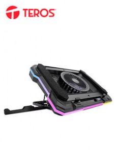 COOLER TEROS TE-7133N RGB, COMPATIBLE CON NOTEBOOKS DE 14 HASTA 19COOLER TEROS