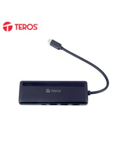 CONCENTRADOR DE PUERTOS (HUB) TEROS TE-7134N GEN 3 USB-C, 7 EN 1DESCUBRE EL HUB 