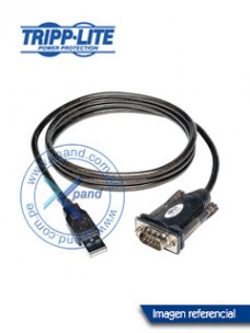 CABLE ADAPTADOR USB A SERIAL TRIPP-LITE U209-000-R, USB-A A DB-9, 1.52 MTS.CONEC