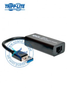 ADAPTADOR DE RED TRIPPE-LITE U336-000-R, USB 3.0 SUPERSPEED A GIGABIT ETHERNET.C
