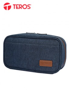 CARTUCHERA / ESTUCHE / ORGANIZADOR / PORTACABLES TEROS TE-ACS9017DB, AZUL MARINO