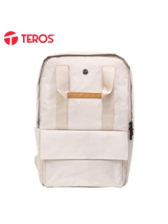 BACKPACK TEROS CITY II BEIGE TE-9026BG,PARA NOTEBOOKS DE HASTA 15.6NUEVA MOCHIL
