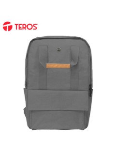 BACKPACK TEROS CITY II GREY TE-9028GR, PARA NOTEBOOKS DE HASTA 15.6NUEVA MOCHIL