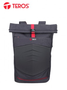 MOCHILA GAMER TEROS TE-IDS18588, POLIÃ©STER, SOPORTA NOTEBOOKS DE HASTA 15.6, NEGRO +