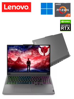NOTEBOOK LENOVO LEGION SLIM 5, 16 WQXGA IPS AMD RYZEN 7 8845HS 3.8/5.1GHZ, 16GB DDR5