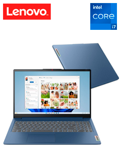 NOTEBOOK LENOVO IDEAPAD SLIM 3, 15.6 FHD TN, CORE I7-13620H 2.40/4.90GHZ 16GB LPDDR5