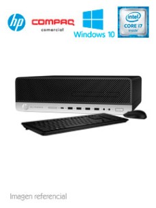 COMPUTADORA HP ELITEDESK 800 G4 SFF, INTEL CORE I7-8700 3.20GHZ, 8GB DDR4, 1TB SATA.