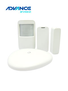 KIT DE ALARMA DE SEGURIDAD ADVANCE ART-ARC2000B-03, WIFI, DETECTOR, CONTROL REMOTO.