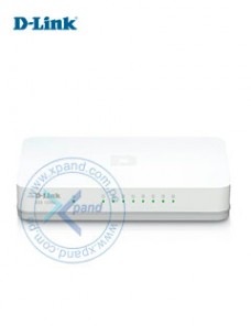 SWITCH D-LINK DGS-1008A, 8 RJ-45 10/100/1000 MBPS, MDI/MDIX, CSMA/CD.PRESENTACIÃ³