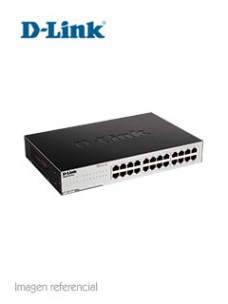 SWITCH D-LINK DGS-1024C, CAPA 2, 24 RJ-45 LAN GBE, AUTO MDI/MDI-X.CAPACIDAD SWIT
