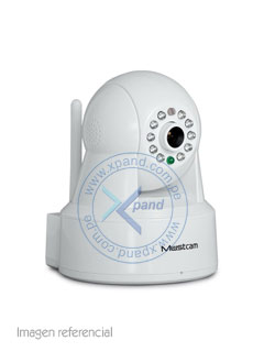 CÃ¡MARA IP INALÃ¡MBRICA MUSTCAM H806P, INDOOR, CMOS, DIA/NOCHE, 720P, H.264.LENTE 