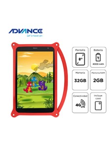 TABLET ADVANCE INTRO TR8050, 8 IPS 1280X800, ANDROID 14 GO, 4G, DUAL SIM, 32GB, RAM 