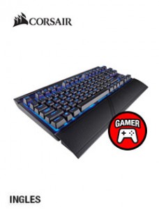 TECLADO GAMER WIRELESS CORSAIR K63, MECÁNICO CHERRY MX, MULTIMEDIA, BLUETOOTH, USB.