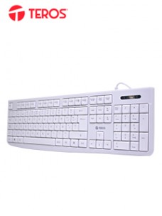 TECLADO ESTÃ¡NDAR TE-4069S, MULTIMEDIA, USB 2.0, ESPAÃ±OL, COLOR BLANCOEL TECLADO 