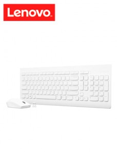 KIT DE TECLADO + MOUSE COMBO, LENOVO 510, INALÃ¡MBRICO, COLOR BLANCOTIPO DE FUENT