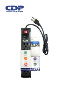 SUPRESOR DE PICOS CDP R-PS6, 210V - 250V, 15 AMPS, 6 SALIDAS NEMA 5-15, ON/OFF SWITCH