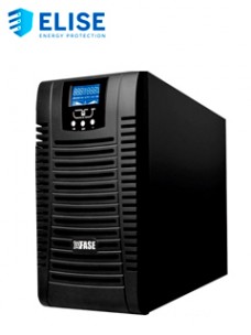UPS ELISE FASE ONLINE SERIE ZEN 3000VA / 2700W / 6 TOMAS DE SALIDA NEMA 5-15 / USB