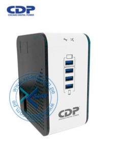 REGULADOR DE VOLTAJE CDP R2CU-AVR1008I, 1000VA / 500W, 170-270 VAC.4 TOMAS CON A