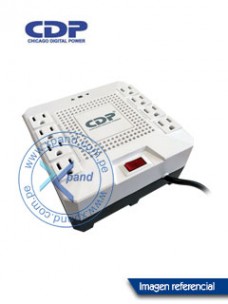 REGULADOR DE VOLTAJE CDP RC-AVR PRO 1808I, 1800VA, 1000W, 220V, 8 TOMACORRIENTES.