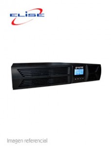 UPS ELISE URT-3K, ON-LINE, 3000VA, 2700W, 230V, USB, RS232.1 ENTRADA IEC 320 C20