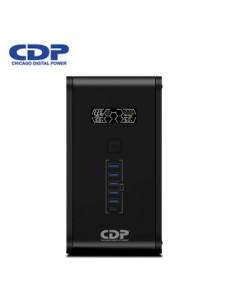 UPS INTERACTIVO CDP (CHICAGO DIGITAL POWER) R-SMART 751I, 750VA / 375WES UN UPS 