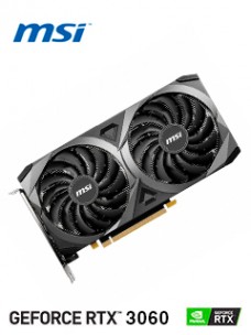 TARJETA DE VIDEO MSI GEFORCE RTX 3060 VENTUS 2X 12G OC, 12GB GDDR6, PCI-EXPRESS GEN 4