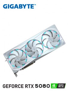 TARJETA DE VIDEO GIGABYTE AORUS GEFORCE RTX 5080 MASTER ICE 16G, 16GB GDDR7, PCIE GEN
