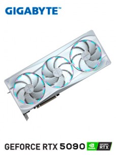 TARJETA DE VIDEO GIGABYTE AORUS GEFORCE RTX 5090 MASTER ICE 32G, 32 GB GDDR7, PCIE GE