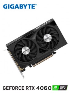 TARJETA DE VIDEO GIGABYTE GEFORCE RTX 4060 WINDFORCE OC 8G, 8GB GDDR6, PCI-E 4.0